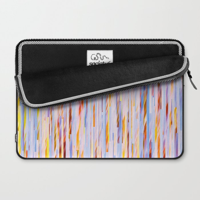 Urban Living | Abstract Geometric Shapes Digital Painting | eclectic Modern Contemporary Boho Chic Laptop Sleeve Gallery Image 2