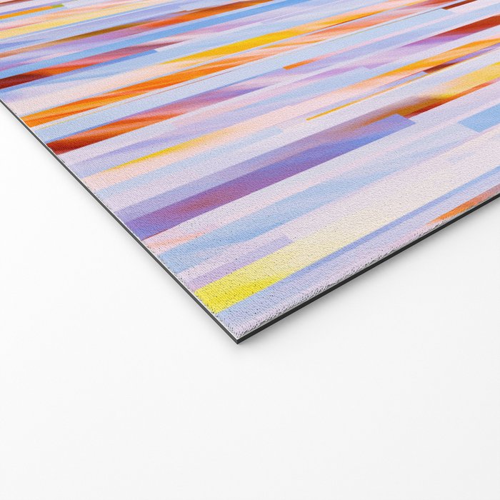 Urban Living | Abstract Geometric Shapes Digital Painting | eclectic Modern Contemporary Boho Chic Welcome Mat Gallery Image 2