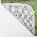 Fern Prairie Nature Forest Photography Bath Mat Gallery Image 2