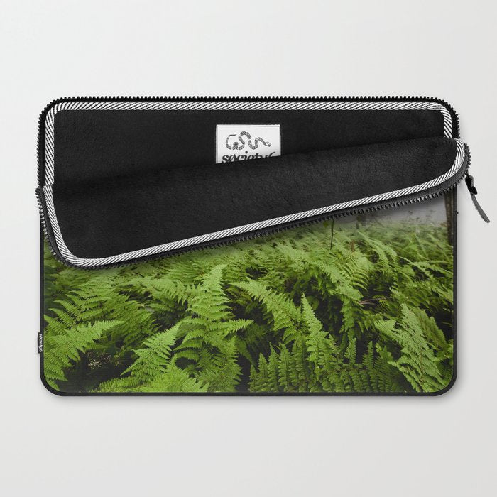 Fern Prairie Nature Forest Photography Laptop Sleeve Gallery Image 2