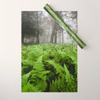 Fern Prairie Nature Forest Photography Wrapping Paper Gallery Image 1