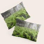 Fern Prairie Nature Forest Photography Pillow Sham Gallery Image 3