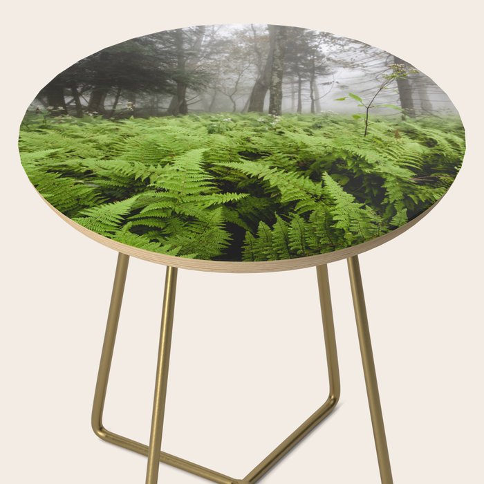 Fern Prairie Nature Forest Photography Side Table Gallery Image 2