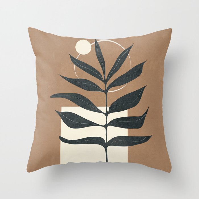 Leaf Design 1 Throw Pillow Gallery Image 6