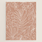 Engraved Tropical Line Jigsaw Puzzle Gallery Image 1