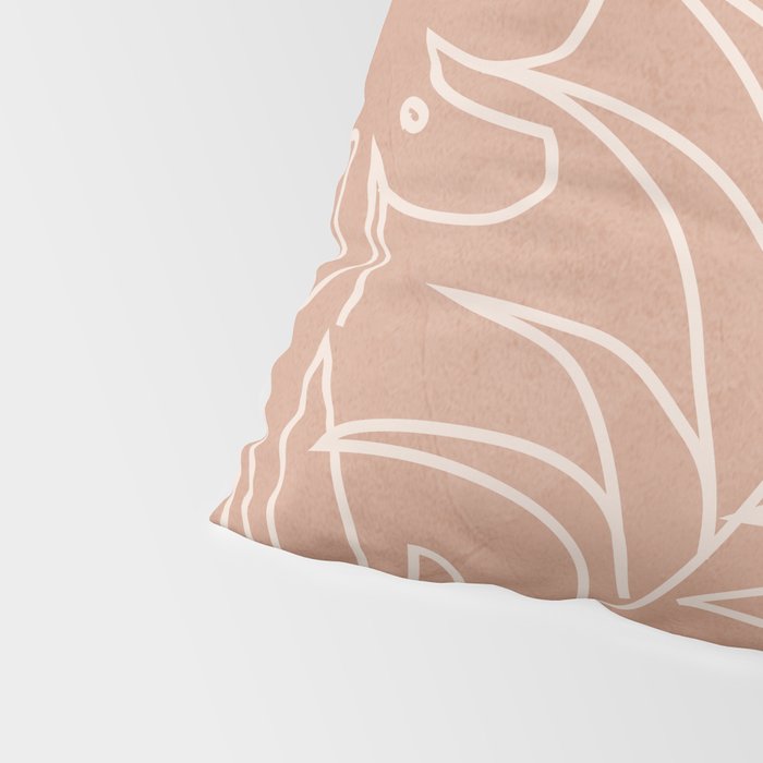 Engraved Tropical Line Pillow Sham Gallery Image 4