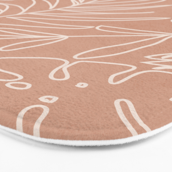 Engraved Tropical Line Bath Mat Gallery Image 3