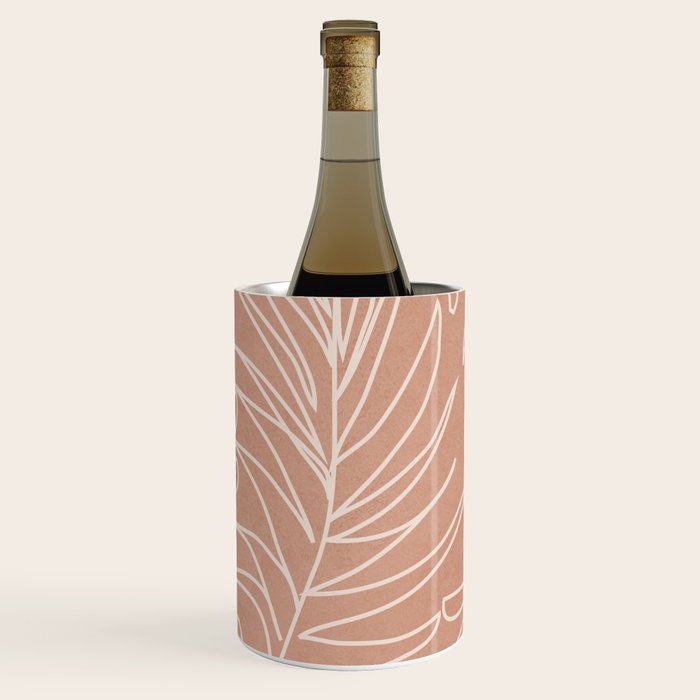 Engraved Tropical Line Wine Chiller Gallery Image 1