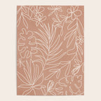 Engraved Tropical Line Poster Gallery Image 4