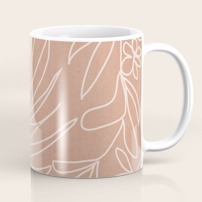 Engraved Tropical Line Coffee Mug Gallery Image 1