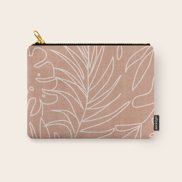 Engraved Tropical Line Carry All Pouch Gallery Image 1