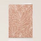 Engraved Tropical Line Stationery Card Gallery Image 2