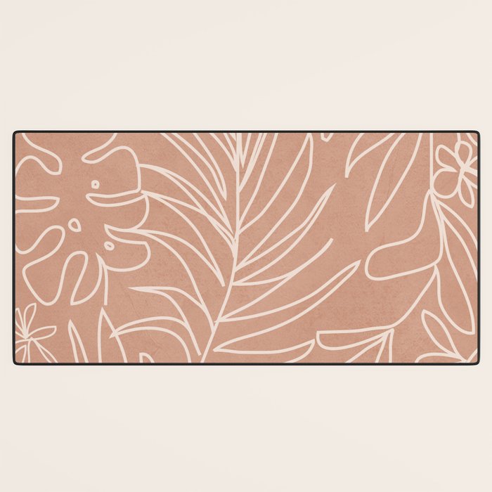 Engraved Tropical Line Desk Mat Gallery Image 3