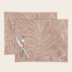 Engraved Tropical Line Placemat Gallery Image 1