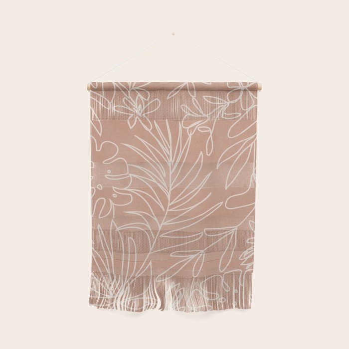 Engraved Tropical Line Wall Hanging Gallery Image 1