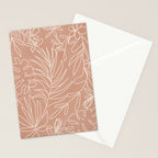 Engraved Tropical Line Stationery Card Gallery Image 2