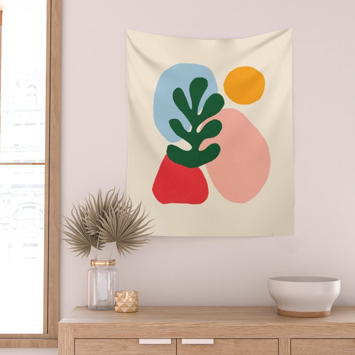 Wildlife | Cutouts by Henri Matisse Wall Tapestry Gallery Image 2
