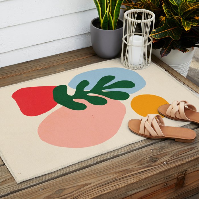 Wildlife | Cutouts by Henri Matisse Outdoor Rug Gallery Image 2