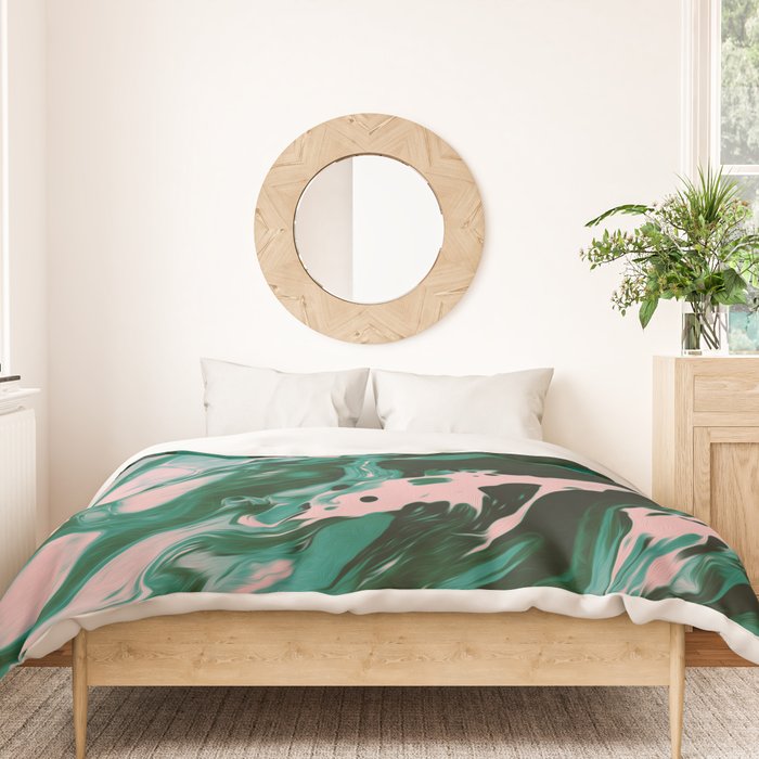 MEET ME IN THE WOODS Duvet Cover Gallery Image 3