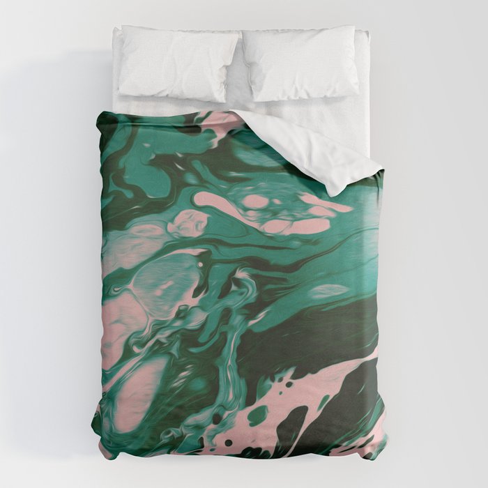 MEET ME IN THE WOODS Duvet Cover Gallery Image 1