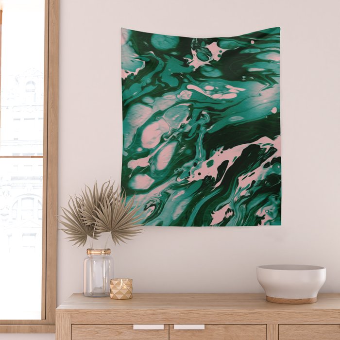 MEET ME IN THE WOODS Wall Tapestry Gallery Image 2