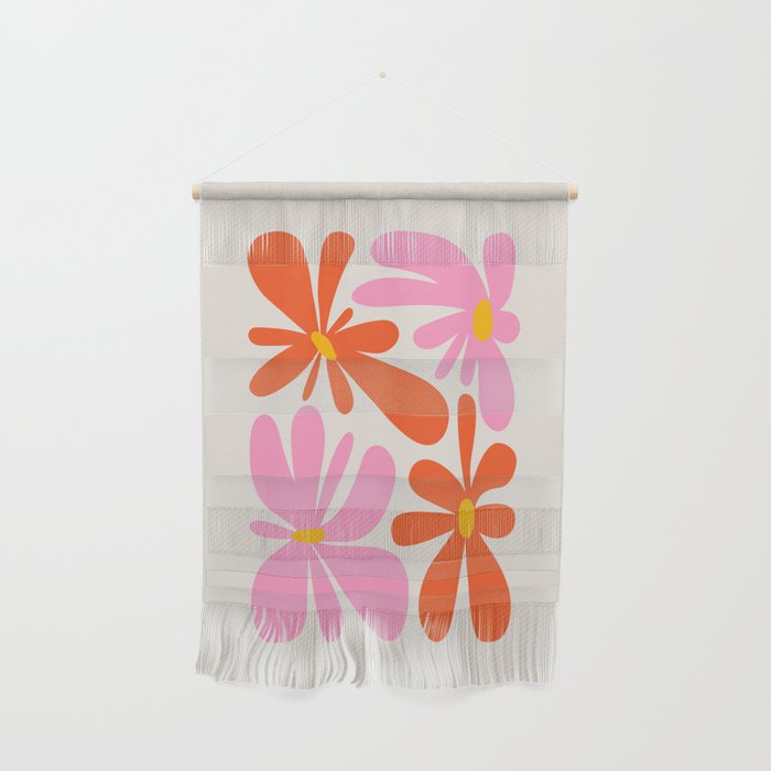 Bloom: Peach Matisse Color Series 04 Wall Hanging Gallery Image 1