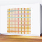 Pastel plaid Wall Mural Gallery Image 2
