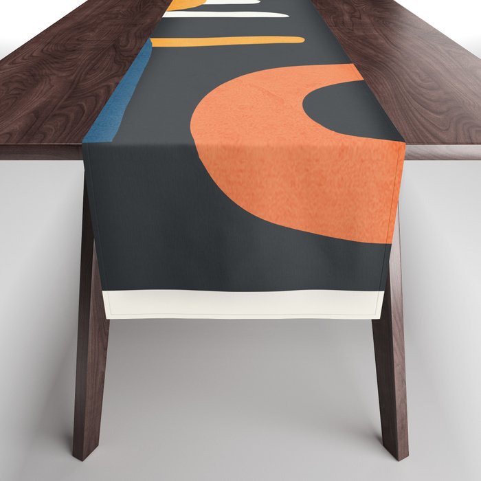 Abstract Colorful Setting 3 Table Runner Gallery Image 1