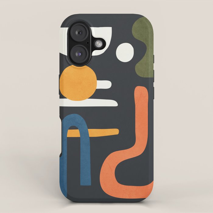 Abstract Colorful Setting 3 iPhone Case Gallery Image 1