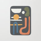 Abstract Colorful Setting 3 Bath Mat Gallery Image 1