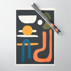 Abstract Colorful Setting 3 Wrapping Paper Gallery Image 1