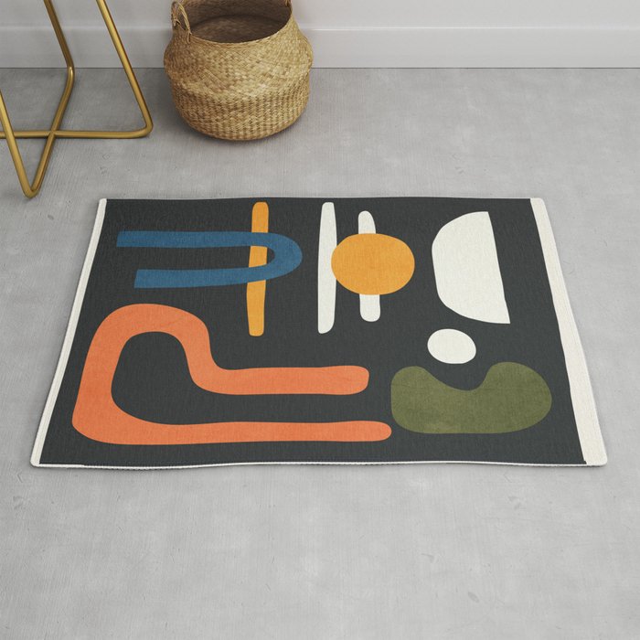 Abstract Colorful Setting 3 Rug Gallery Image 1