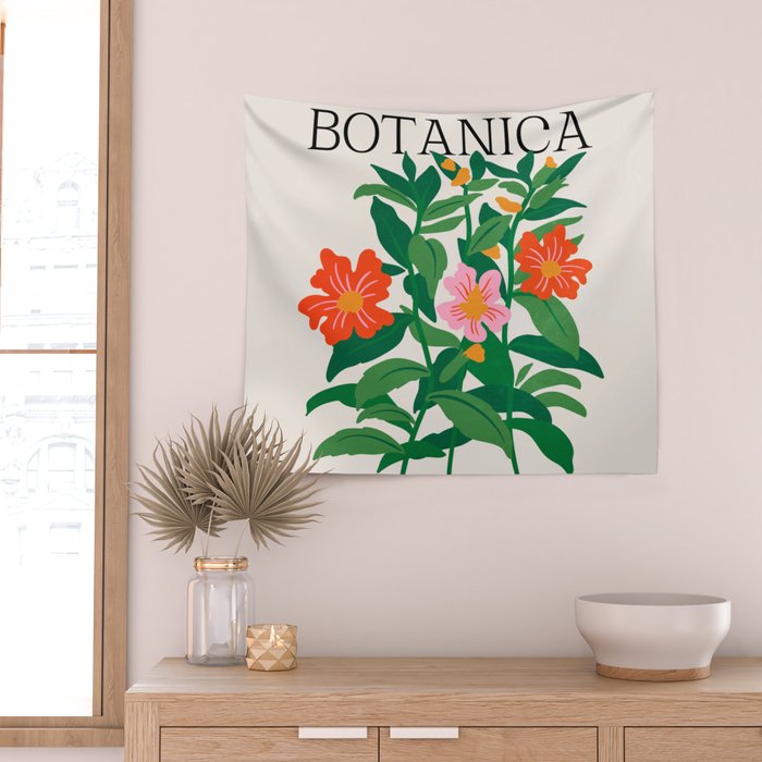 Botanica 02: Matisse Edition Wall Tapestry Gallery Image 2