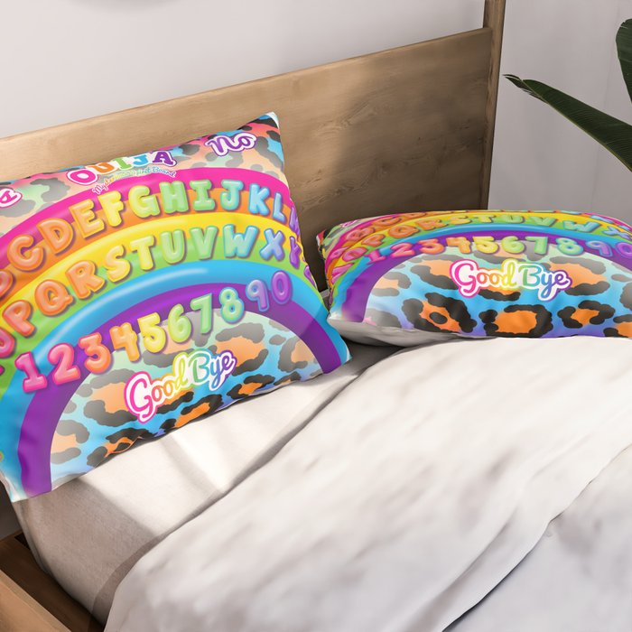 1997 Neon Rainbow Spirit Board Pillow Sham Gallery Image 2