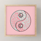Aquarius Yin Yang Mini Art Print Gallery Image 1