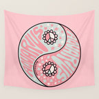 Aquarius Yin Yang Wall Tapestry Gallery Image 4