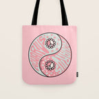 Aquarius Yin Yang Tote Bag Gallery Image 1