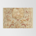 Antique 18th Century Romantic Floral French Aubusson Tapestry Rug Gallery Image 2