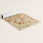 Antique 18th Century Romantic Floral French Aubusson Tapestry Yoga Mat Gallery Image 2
