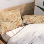 Antique 18th Century Romantic Floral French Aubusson Tapestry Pillow Sham Gallery Image 2