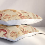Antique 18th Century Romantic Floral French Aubusson Tapestry Pillow Sham Gallery Image 3