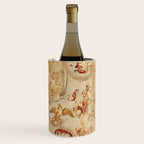 Antique 18th Century Romantic Floral French Aubusson Tapestry Wine Chiller Gallery Image 3
