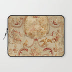 Antique 18th Century Romantic Floral French Aubusson Tapestry Laptop Sleeve Gallery Image 1