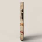 Antique 18th Century Romantic Floral French Aubusson Tapestry iPhone Case Gallery Image 2