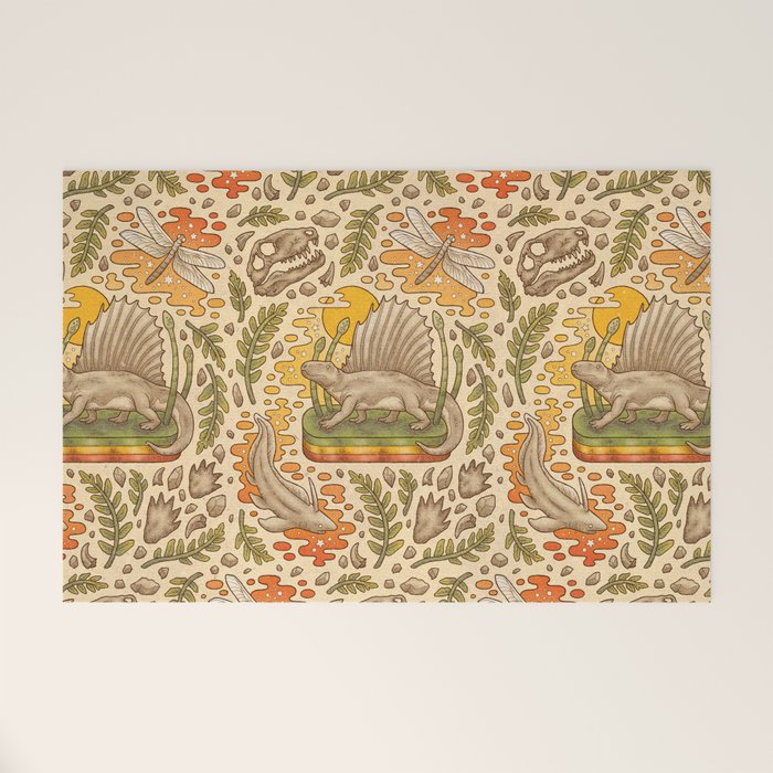 Daydream Dimetrodon Welcome Mat Gallery Image 1