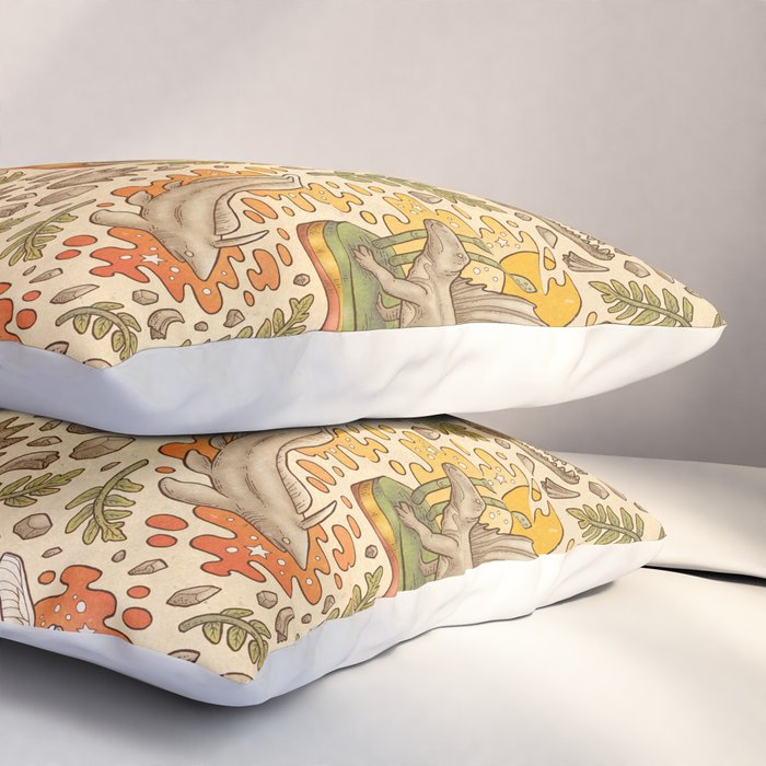 Daydream Dimetrodon Pillow Sham Gallery Image 3