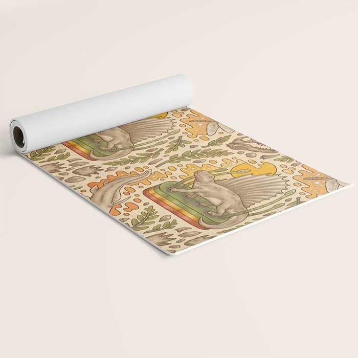 Daydream Dimetrodon Yoga Mat Gallery Image 2
