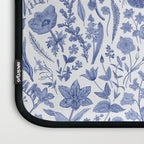 Meadow Magic Blooming Blue & White Wild Flower Floral Laptop Sleeve Gallery Image 3