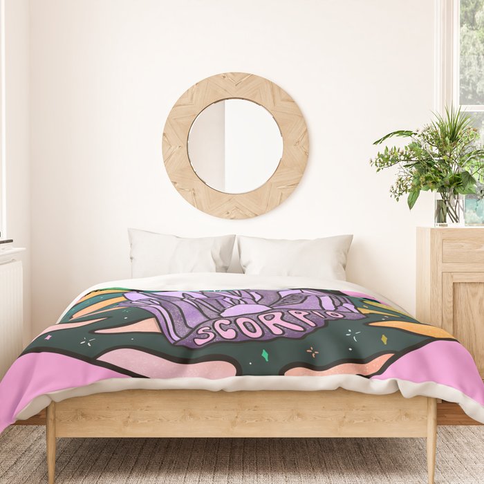 Scorpio Crystal Duvet Cover Gallery Image 3