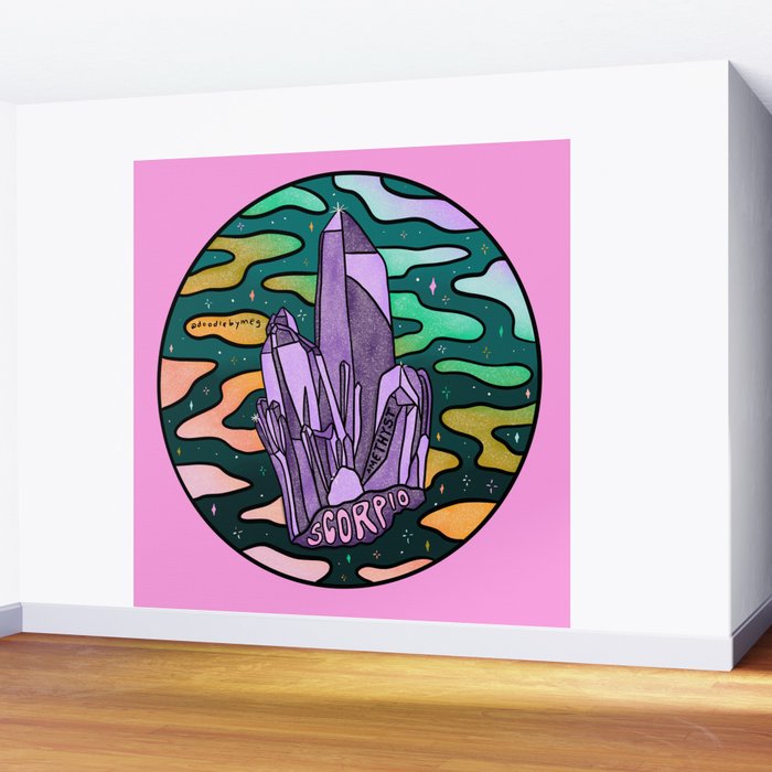Scorpio Crystal Wall Mural Gallery Image 2